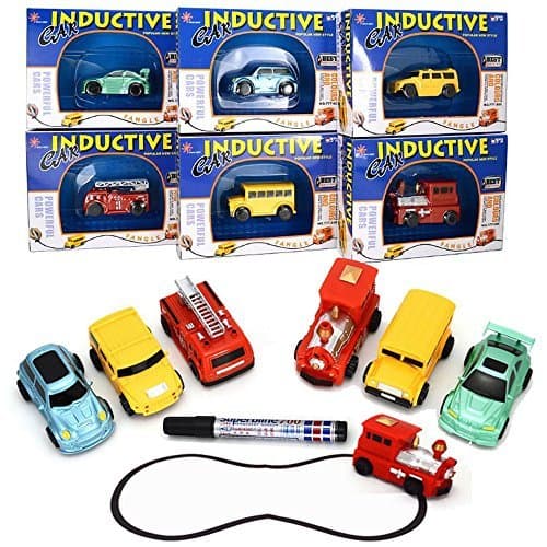 Inductive Toy Car Truck Tank Bus Follow Drawn Line For Pre-school Learning Kids and Children Best Toddler Toys