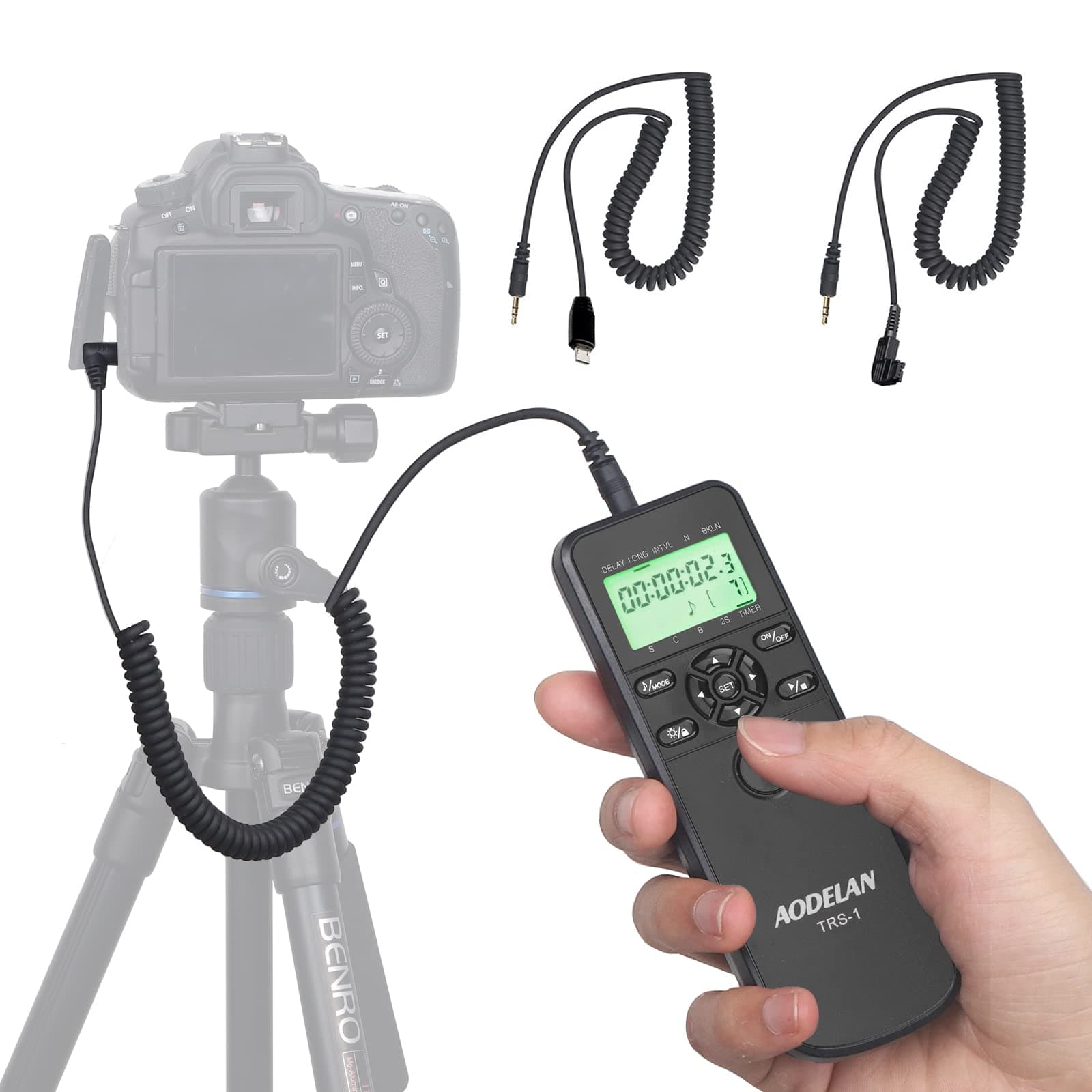 Timer Remote Shutter Release and Intervalometer with LCD and HDR for Sony a6000 a5100 a7II and for Minolta Cameras