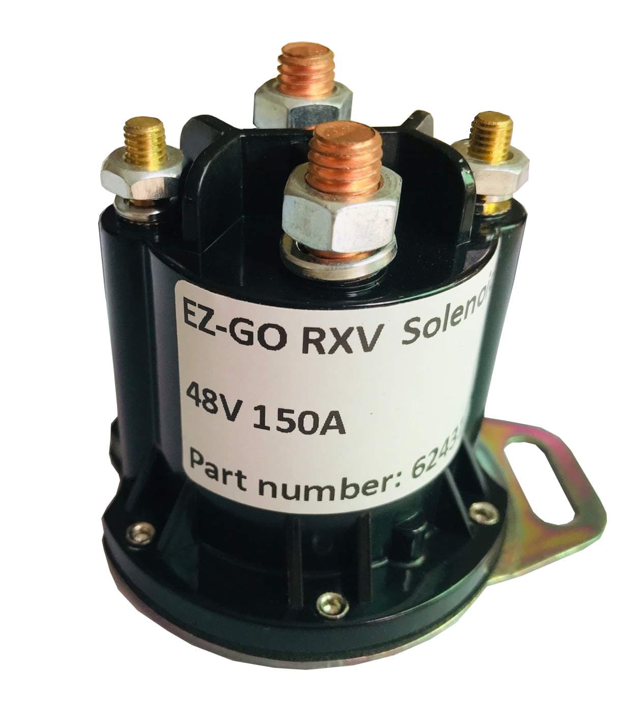 Dr.Acces Golf Cart Solenoid for EZGO RXV Electric Golf Cart Solenoid, 48V 150A,4 Terminal OEM# 624317,649373