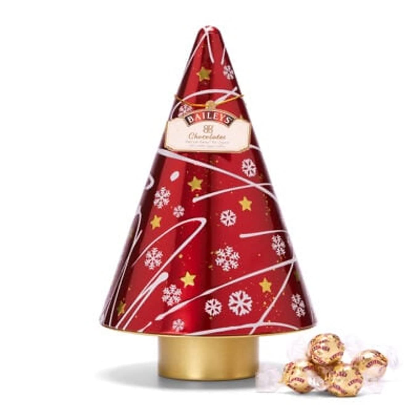 Baileys Chocolate Truffles in Christmas Tree Sparkle Tin - 350g