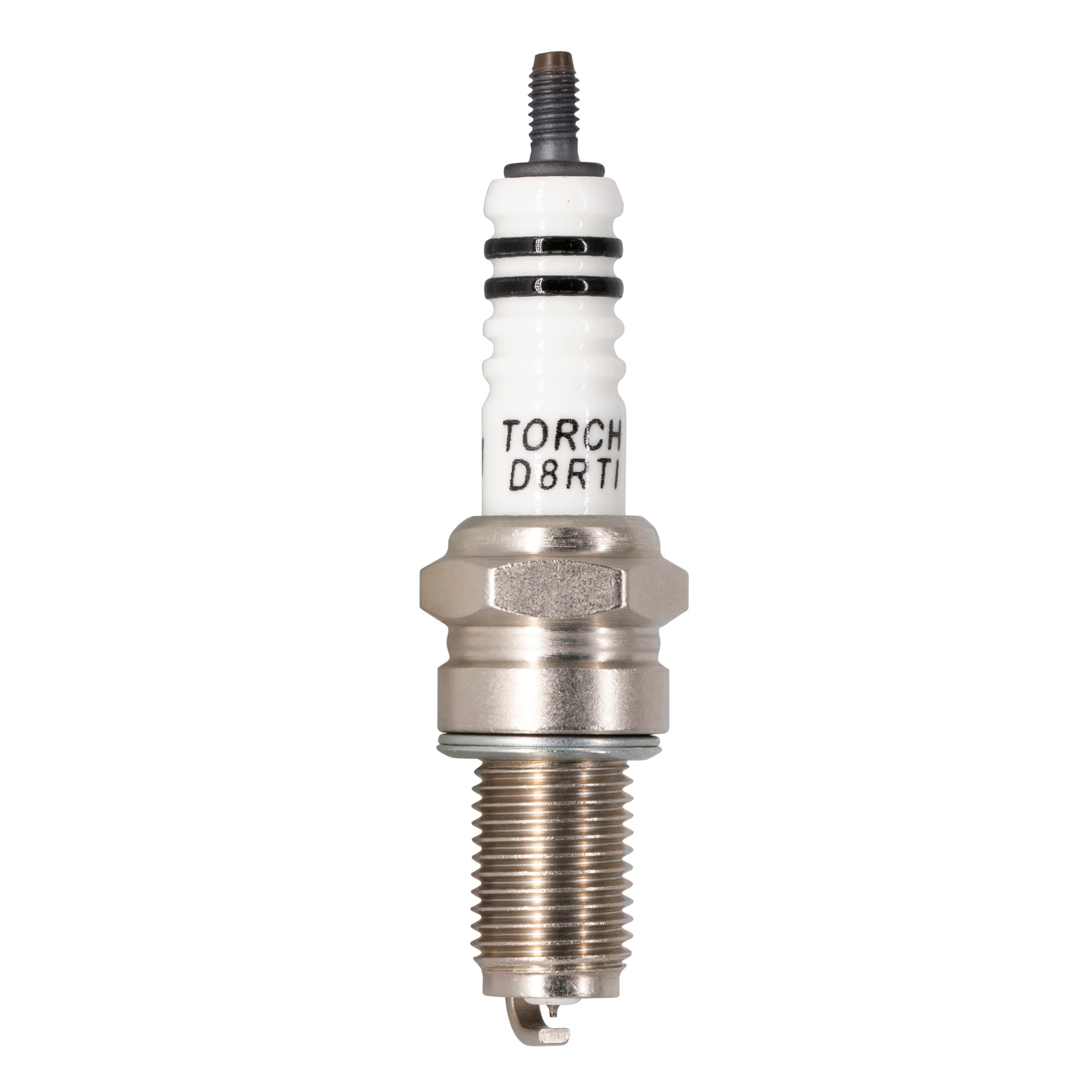 TORCH D8RTI Iridium Spark Plug Replace for NGK DR8EA D8EA DR8EIX DR8EGP DPR8EA-9 Spark Plug, for CHAMPION R6G Spark Plug, for Denso X24ESZU9 IX24 X24ESR-U Spark Plug, for Motorcraft HG22C, OEM, ea