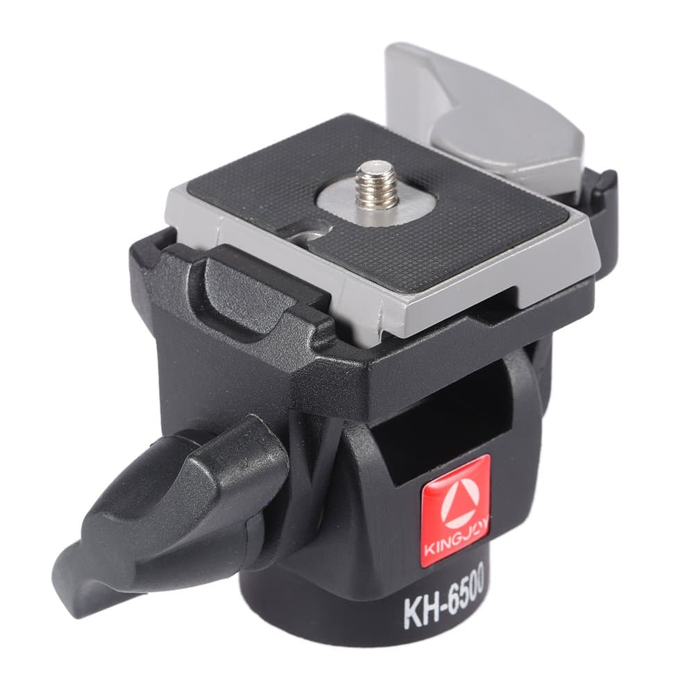 KH-6500 Camera Ball Head Aluminum Alloy Monopod Swivel Tilt Head Compatible with Canon