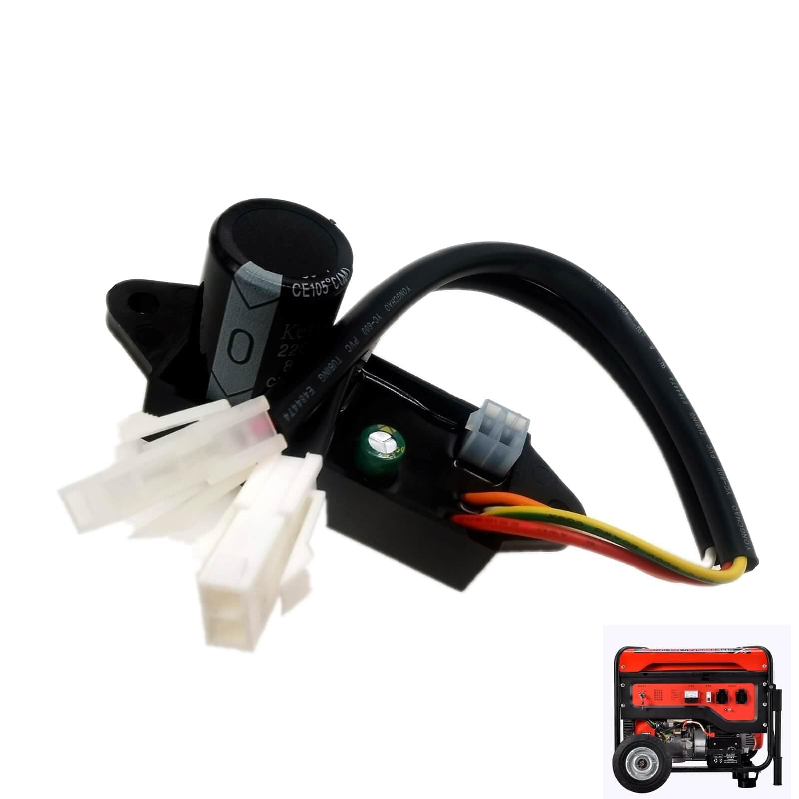 Ignition ModuleIgnition Control Module TJ113-2009-1, 63584, Compatible with Harbor Freight Predator 3500 Inverter Generator Ignition Module for Loncin LC3000i LC3300i