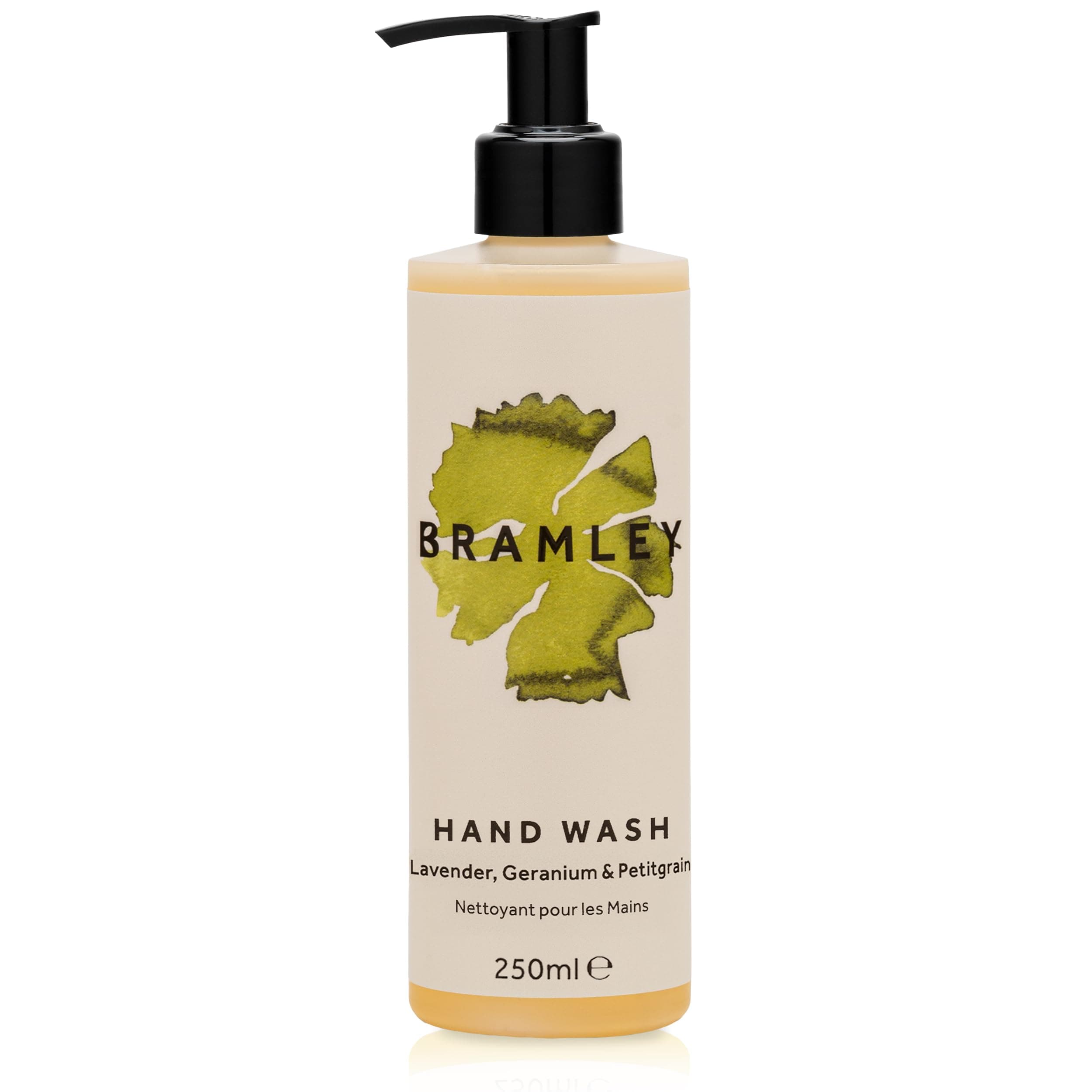 – Bramley Hand Wash 250ml - Antibacterial Natural Liquid Hand Soap with Lavender, Geranium & Petitgrain Essential Oils - Vegan & Cruelty Free, Spa-Fresh Everyday Clean