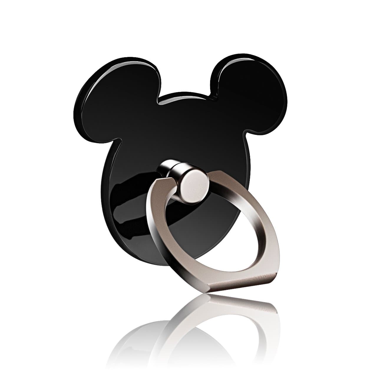 Rogogo Phone Ring Stand Cell Phone Grip Holder Universal Mobile Phone Ring Finger Grip Cell Phone car Mounts Kickstand for iPhone 7 7plus Galaxy 8 Huawei Nexus - Black