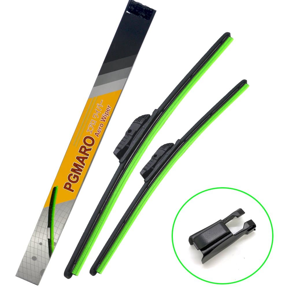 PGMARO Car Windshield Wiper Blade 22"+20"for Car Truck Van SUV All-Seasons Durable Stable And Quiet Wiper Blade (Set of 2)