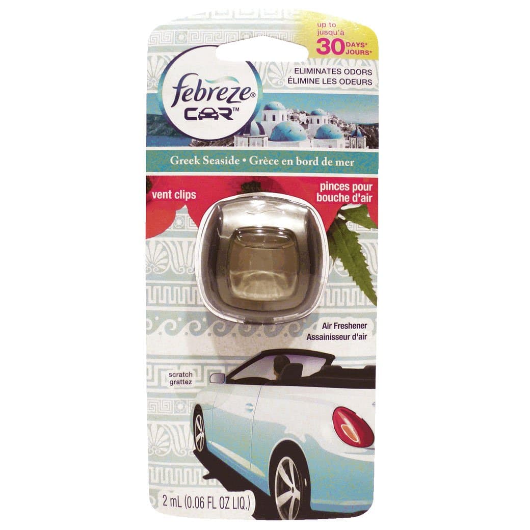 Febreze Car Vent Clips Greek Seaside