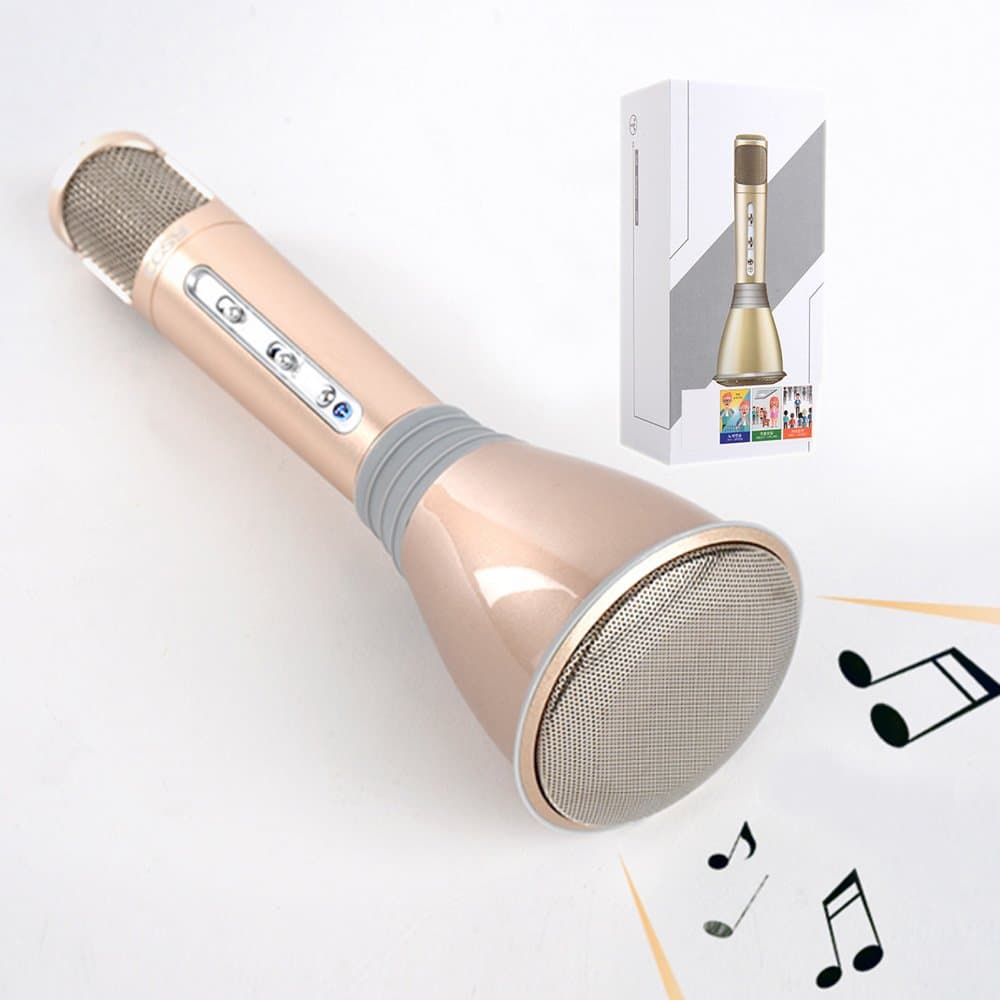 Vocal, Karaoke Bluetooth Mike with Speaker Bluetooth V3.0 Loudspeaker