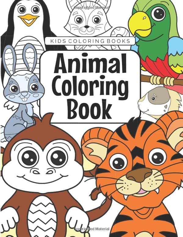 Kids Coloring Books Animal Coloring Book: For Kids Aged 3-8 (The Future Teacher's Coloring Books For Kids Aged 3-8) Paperback – May 16, 2018