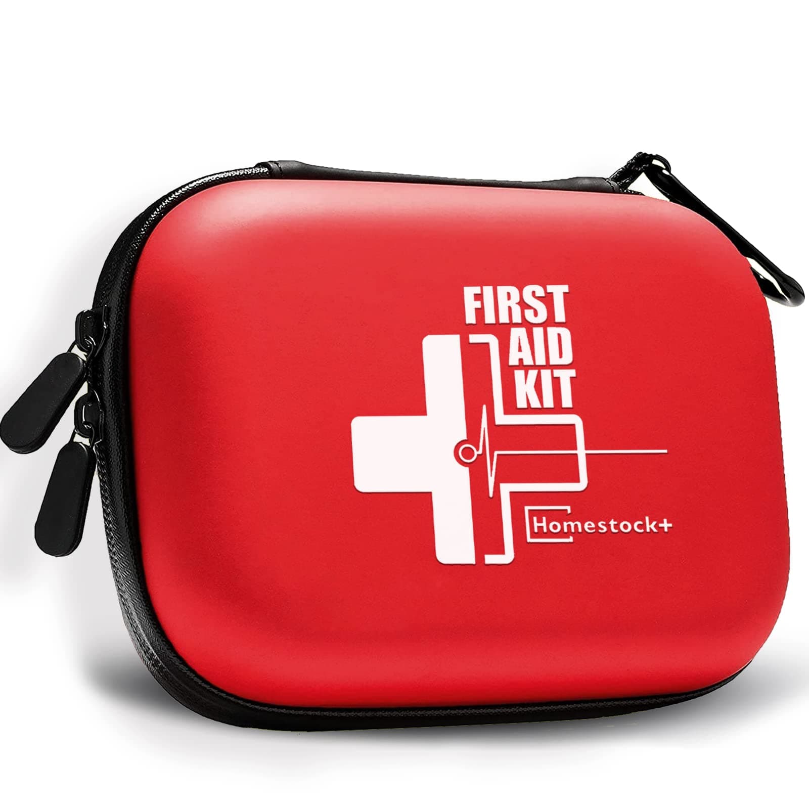 Portable Mini First Aid Kit Compact Medical Kits with Compartments, Waterproof Small EVA Case for Car, Home, Outdoors, Sports, Camping, Hiking and Office