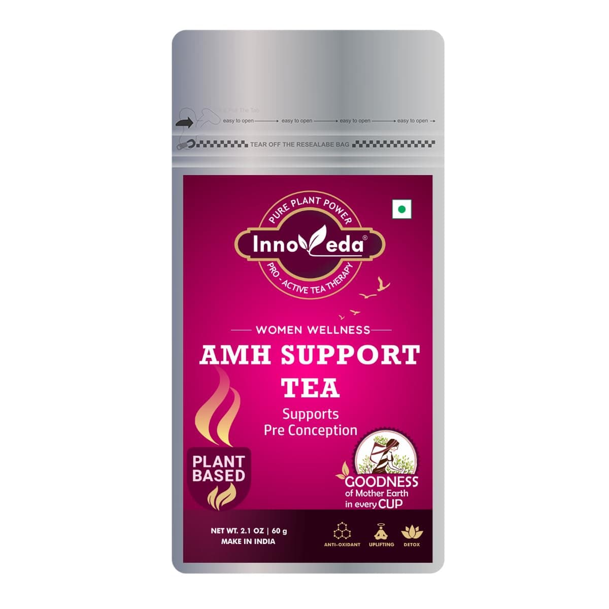 AMH Tea (1 Month Pack, 30 Tea Cups) For Women Health