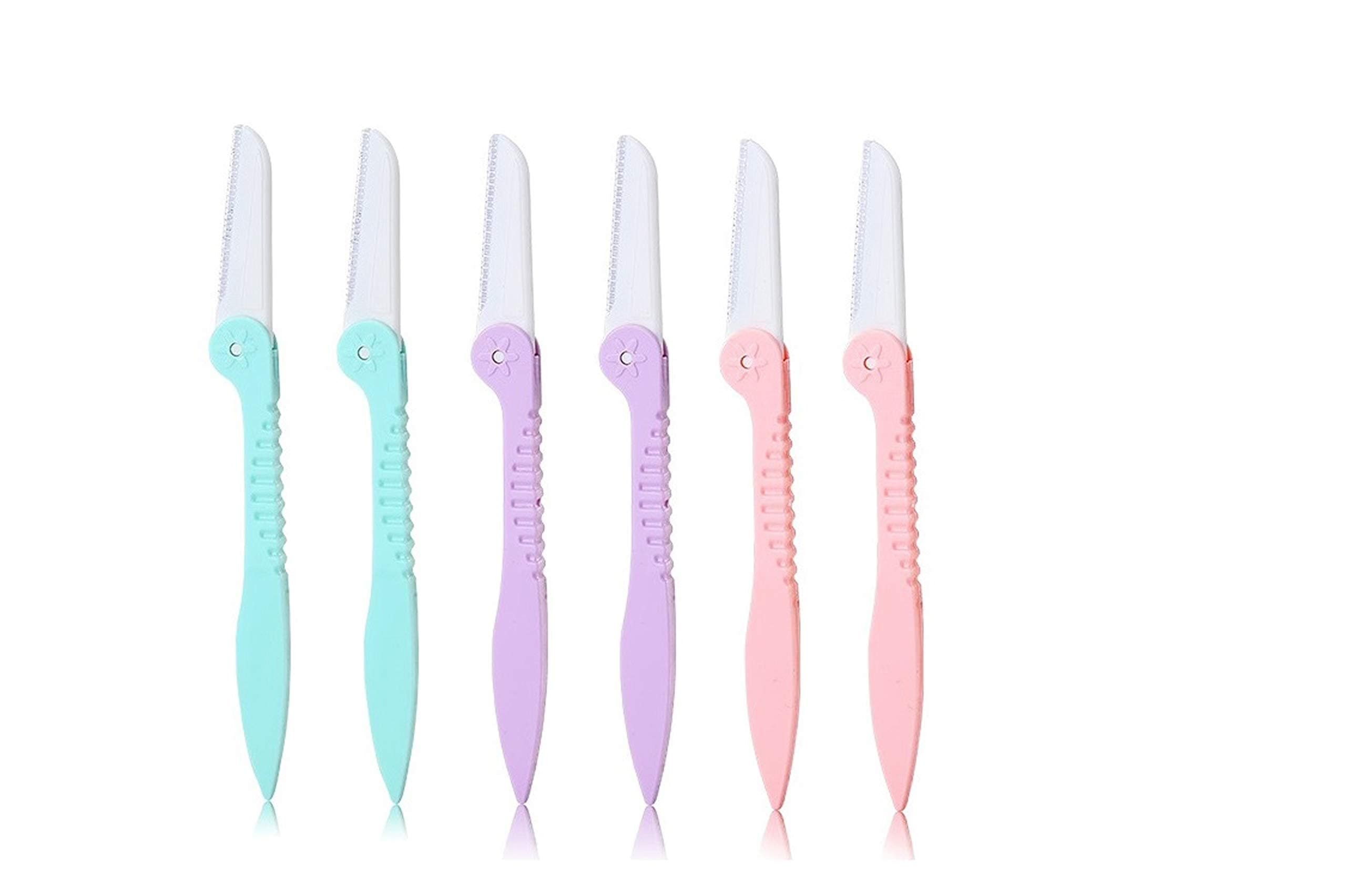 Eyebrow Razor and Face Razor for Women and Men, Trimming and Shaping Eyebrows (6 PCS)