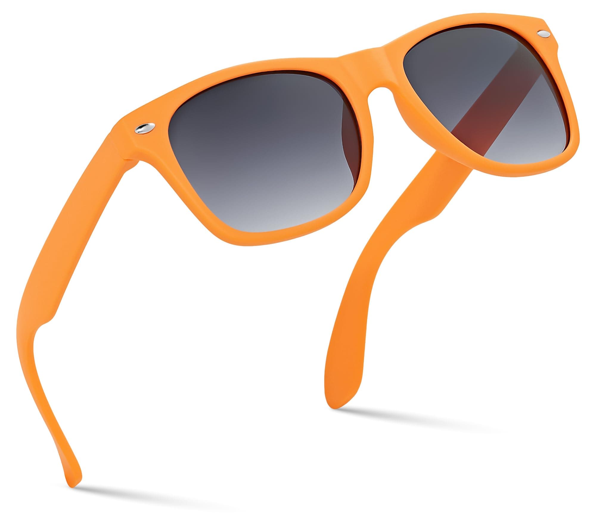 子供用 快適 クラシックサングラス 男の子 女の子 幼児 就学前 学校 3～12歳 推奨 US サイズ: One size fits most カラー: オレンジ