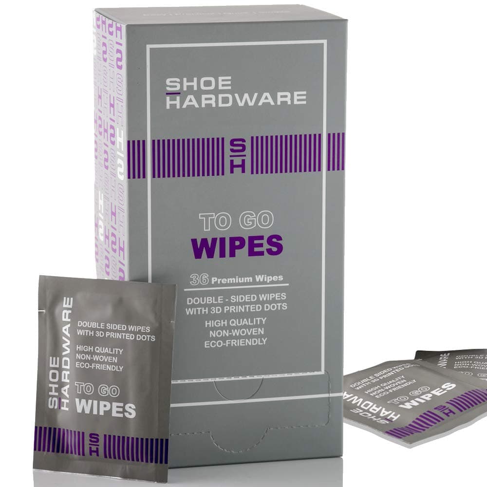Sneaker Cleaner Wipes - Individually Packed Shoe Care Wipes, 36 Count