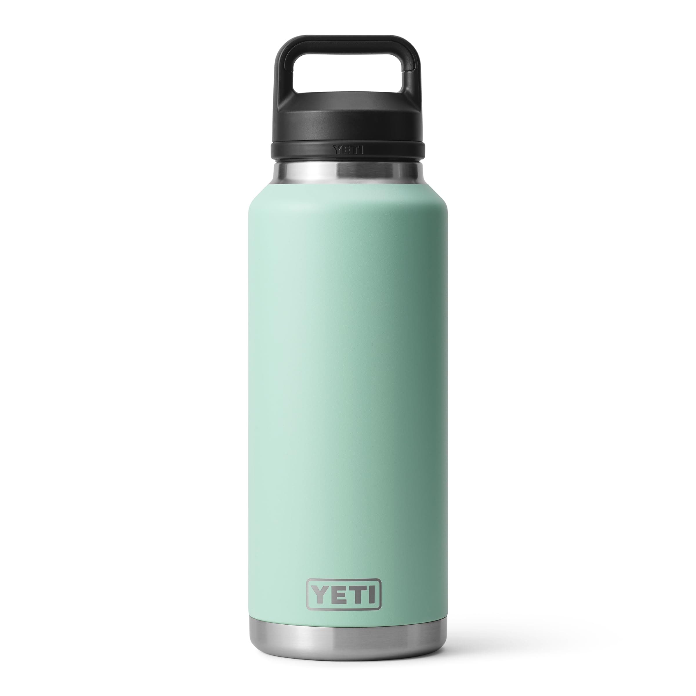 YETI Rambler 46 oz Bottle, Leakproof, Vacuum Insulated, Stainless Steel with Chug Cap, Seafoam