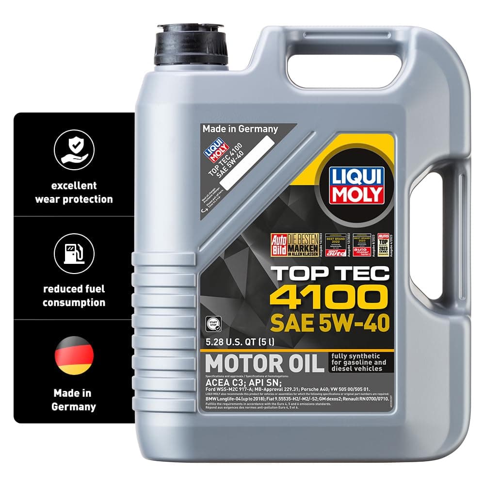 Liqui Moly 2330 5W-40 Top Tec Engine Oil, 5L Volume