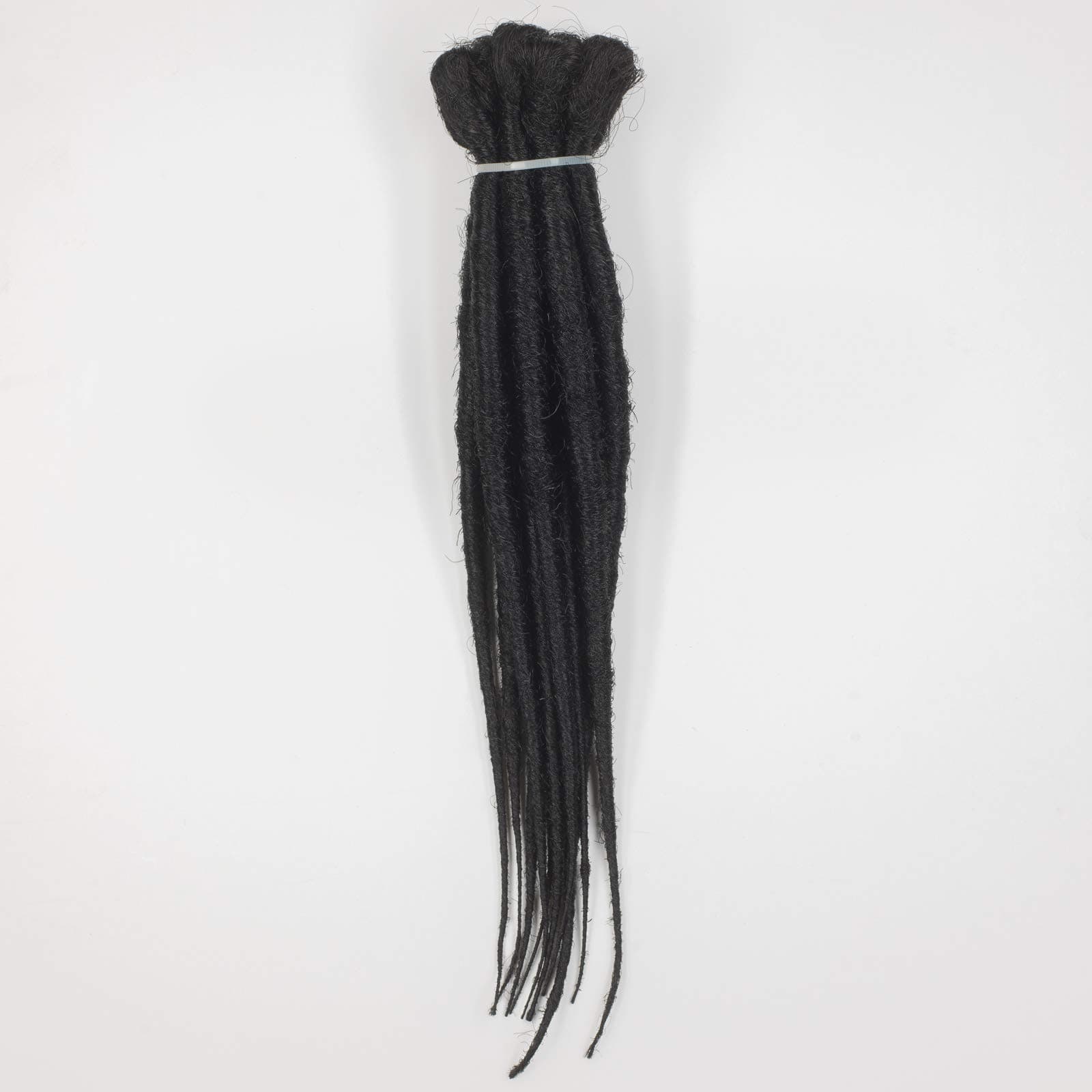 DreadLab - Synthetic Dreadlocks Backcombed Extensions 10 Pack Single Ended (Short - 30cm) (Short - 30cm, Black)