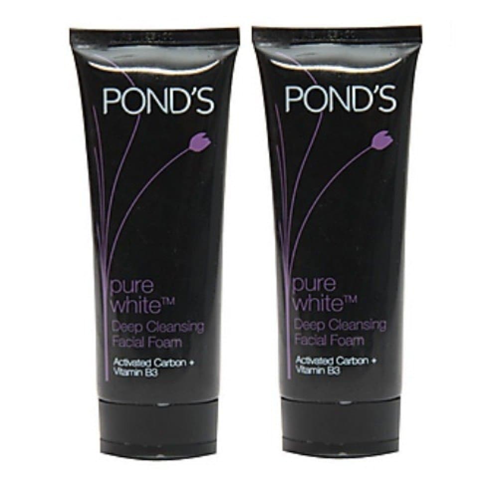 POND'S Pure White Anti Pollution with Purity Face Wash (100g)- Pack of 2