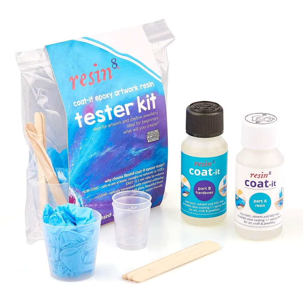 Resin8 Coat-it Clear Art Resin Tester Kit - 200ml