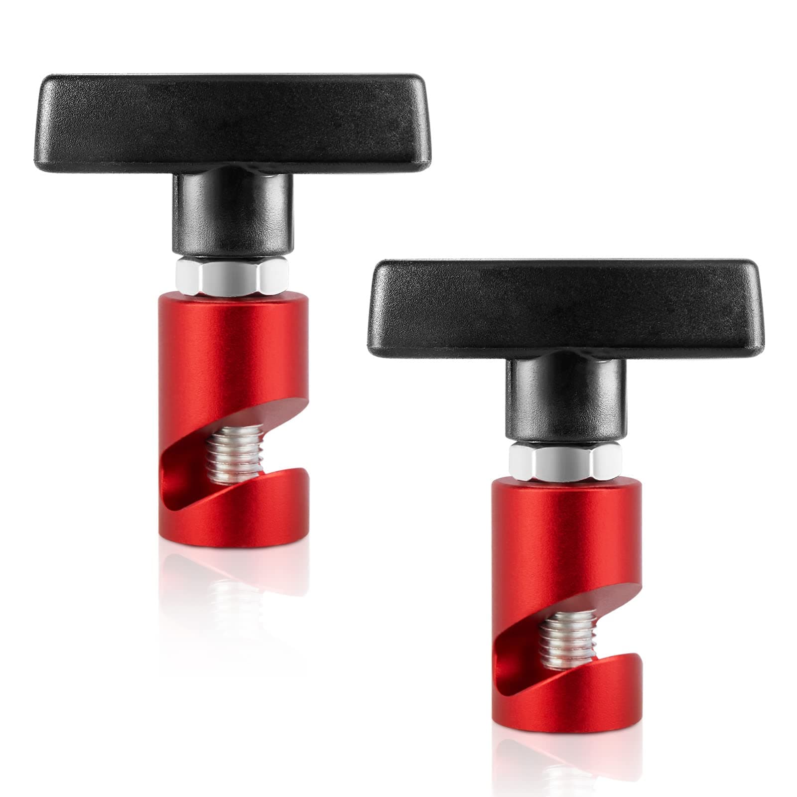 Vepagoo Red Lift Support Clamp for Hood Strut, Shock Prop Strut Stopper Retainer Tool for Car Hood, Hood Stay Holder Work for Tailgate Hatch and Liftgate, 2 Pack…