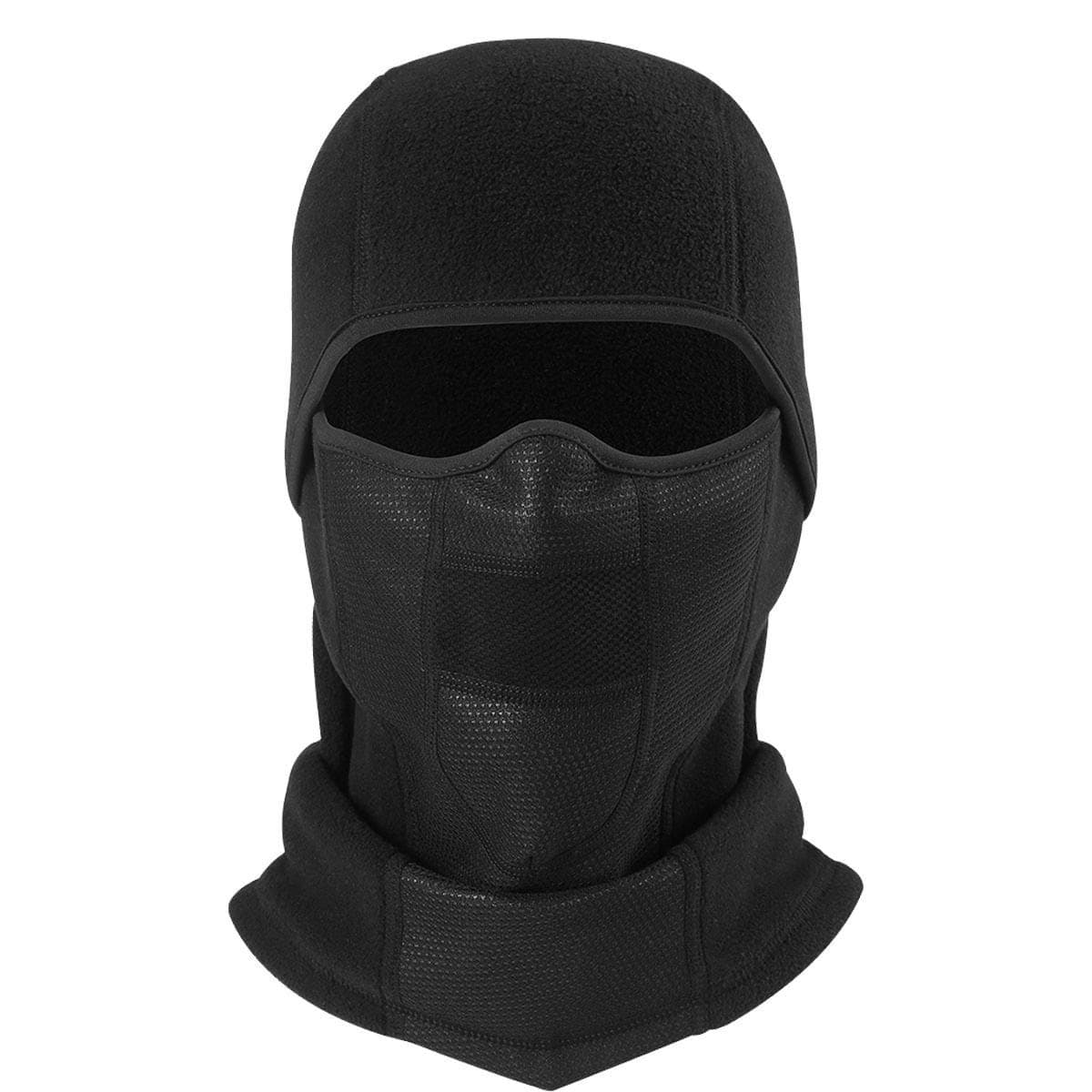 Black Windproof Balaclava Face Mask for Cycling, Biking, Ski and Snowboard for Men and Women