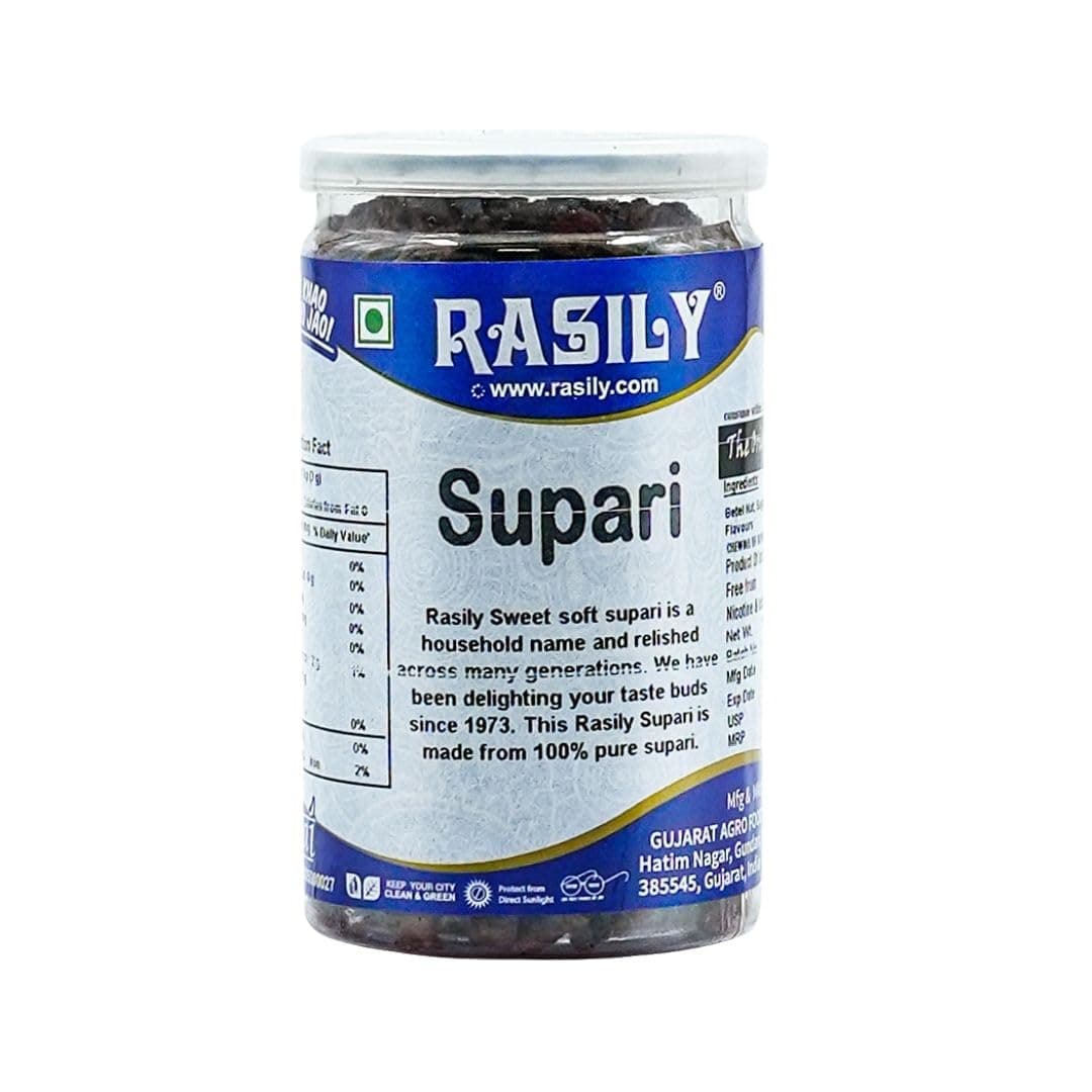 RASILY Sweet Soft Supari-Mouth Freshener, Digestive & Hygienically Packed After-Meal Snack, 100 Gram Pack Of 1