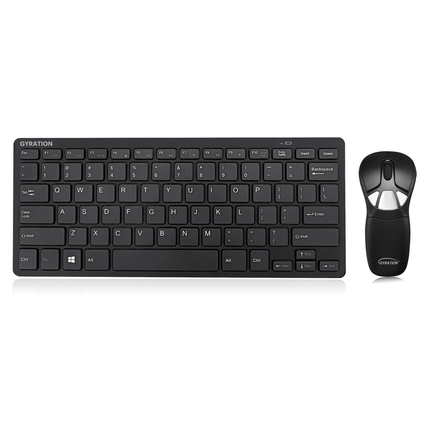 Gyration Air Mouse Go Plus with Compact Keyboard Combo, Wireless Desktop AIR Mouse and Interactive Presentation Remote (GYM1100CK)