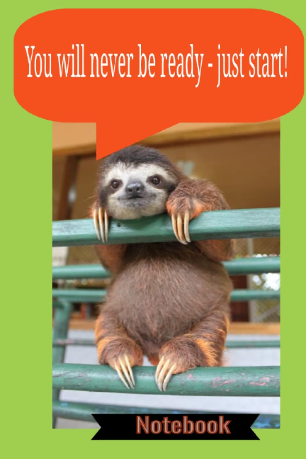 You will never be ready - just start!: composition notebook