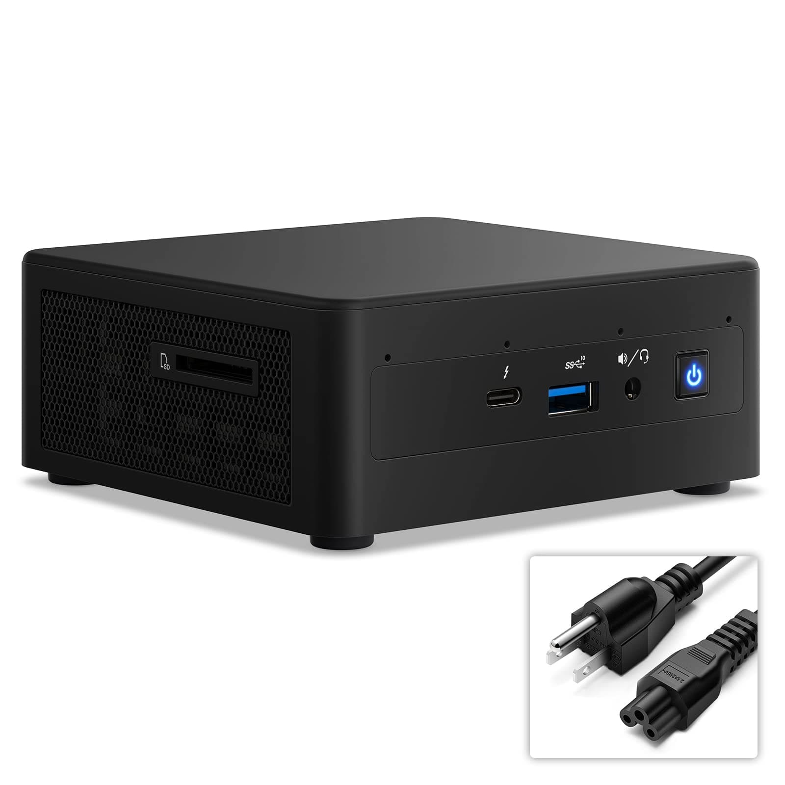 Intel NUC11PAHi5 Mini PC Barebone, 4-Core i5-1135G7 Processor, 28W Intel Iris Xe Graphics, 0GB RAM, No OS