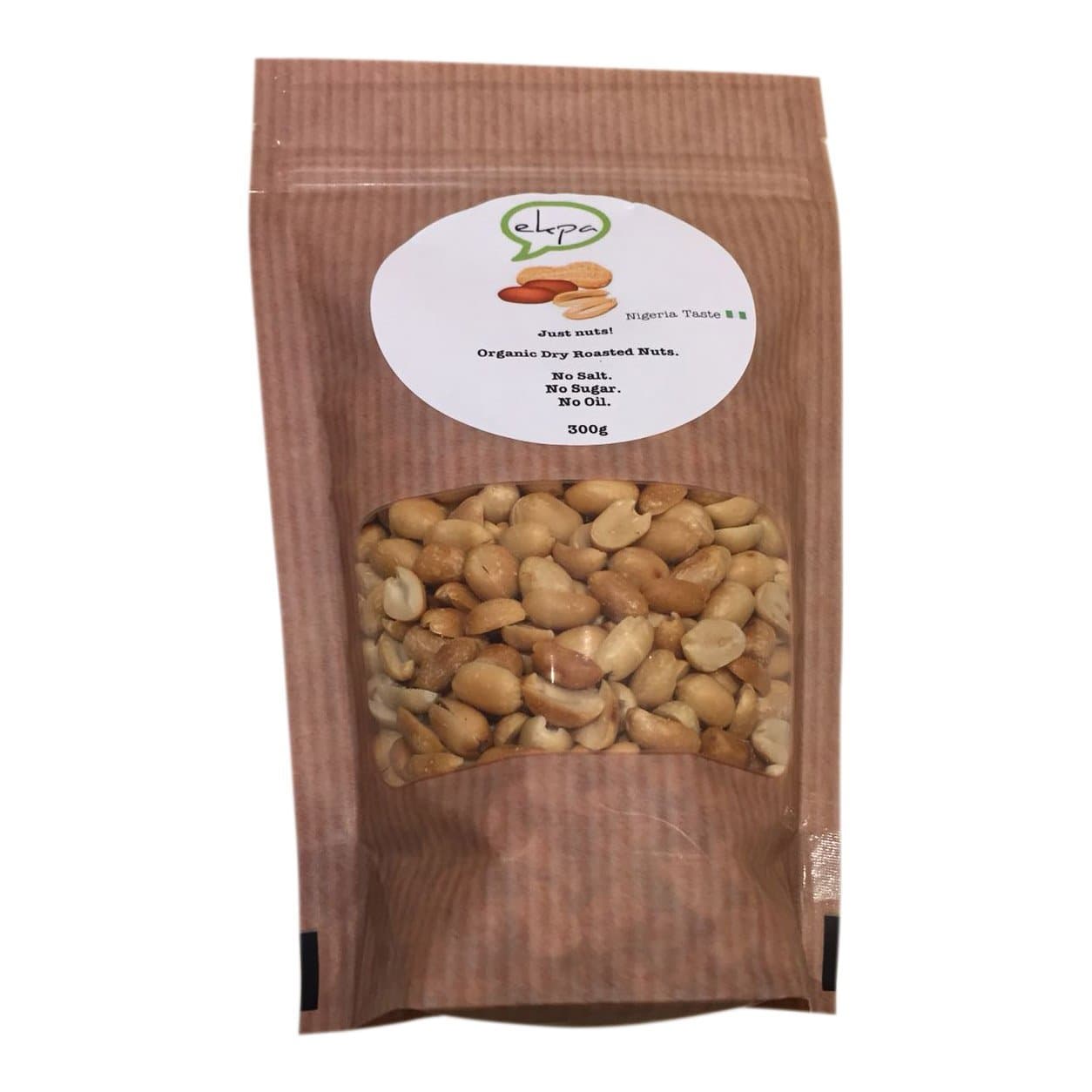 Organic Nuts Roasted Peanuts (Groundnut) 300g