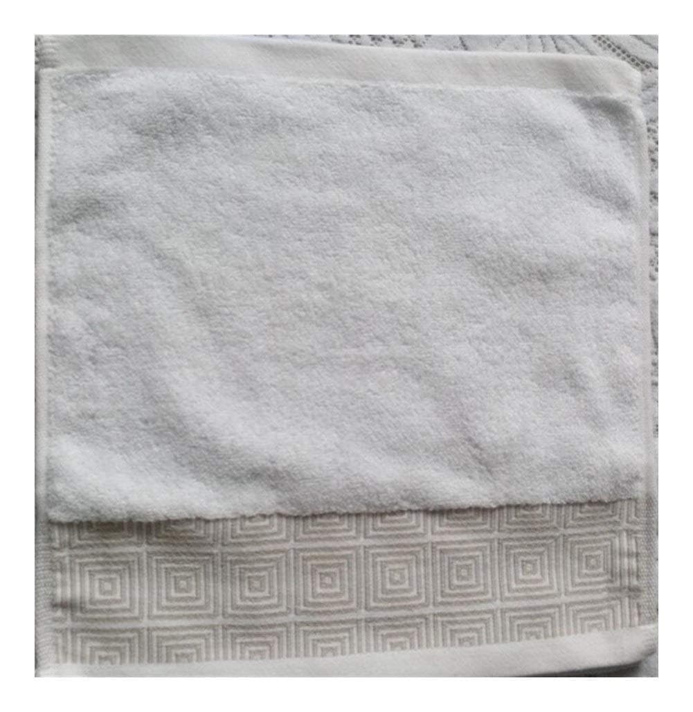 GLANGYU Bath Towel Face Towel Small Hand Towels Kitchen Towel Hotel Restaurant Kindergarten Cotton Towel 35 * 35cm (Color : 1, Size : 35x35cm)