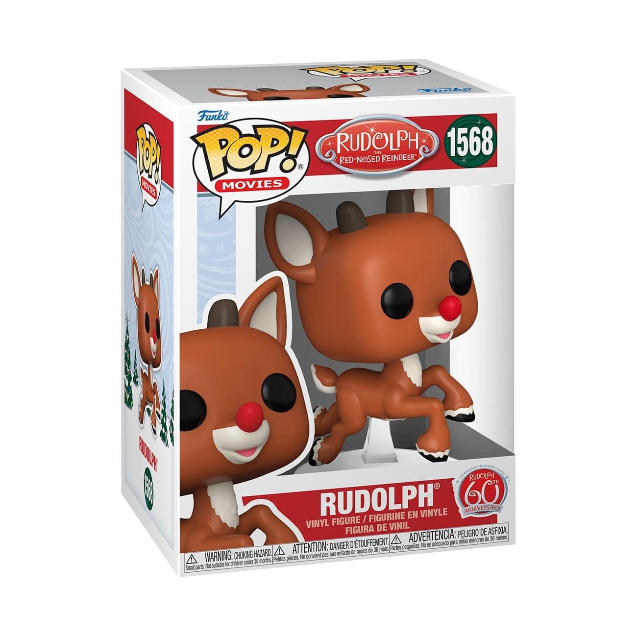 Pop! Movies: Rudolph the Red-Nosed Reindeer - Flying Collectable Vinyl Figure - Gift Idea - Official Merchandise - Toys for Kids & Adults - Movies Fans