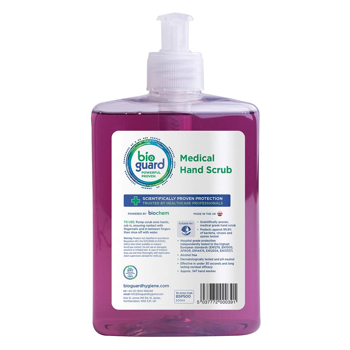 Bioguard Medical Hand Scrub 500ml