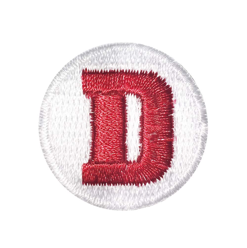 Iron on D for Defense Patch 10-Pack