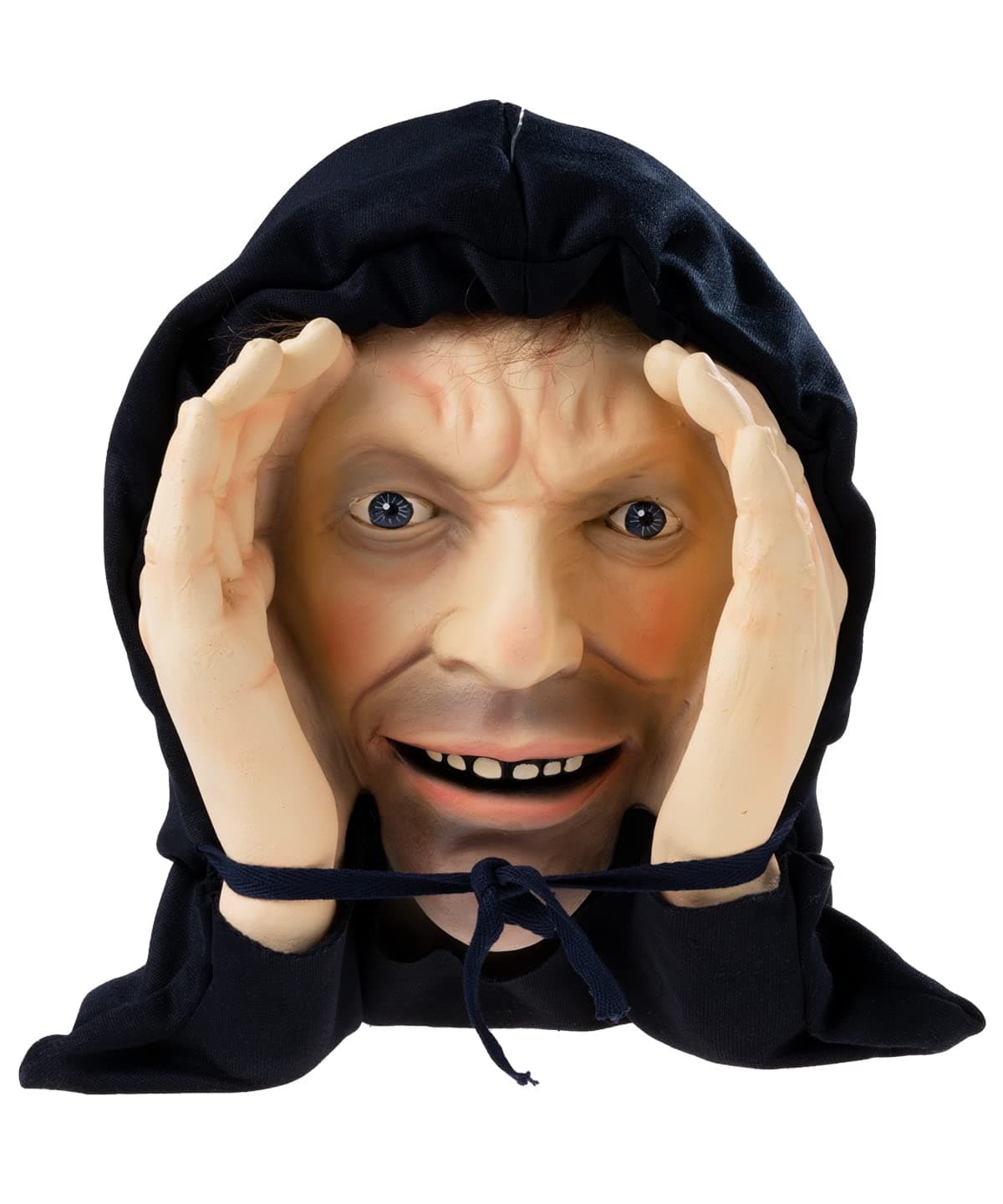 Scary Peeper Freak Halloween Decoration Peeping Tom, Indoor and Outdoor Window Hanging Mask for Spooky House Party Scares, Tricks, and Laughs, Novelty Décor