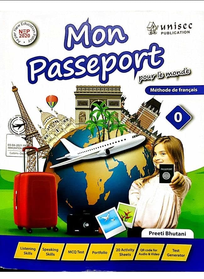 Mon Passeport - Vol. 0 | ISBN: 9789380263106 | French Textbook Paperback