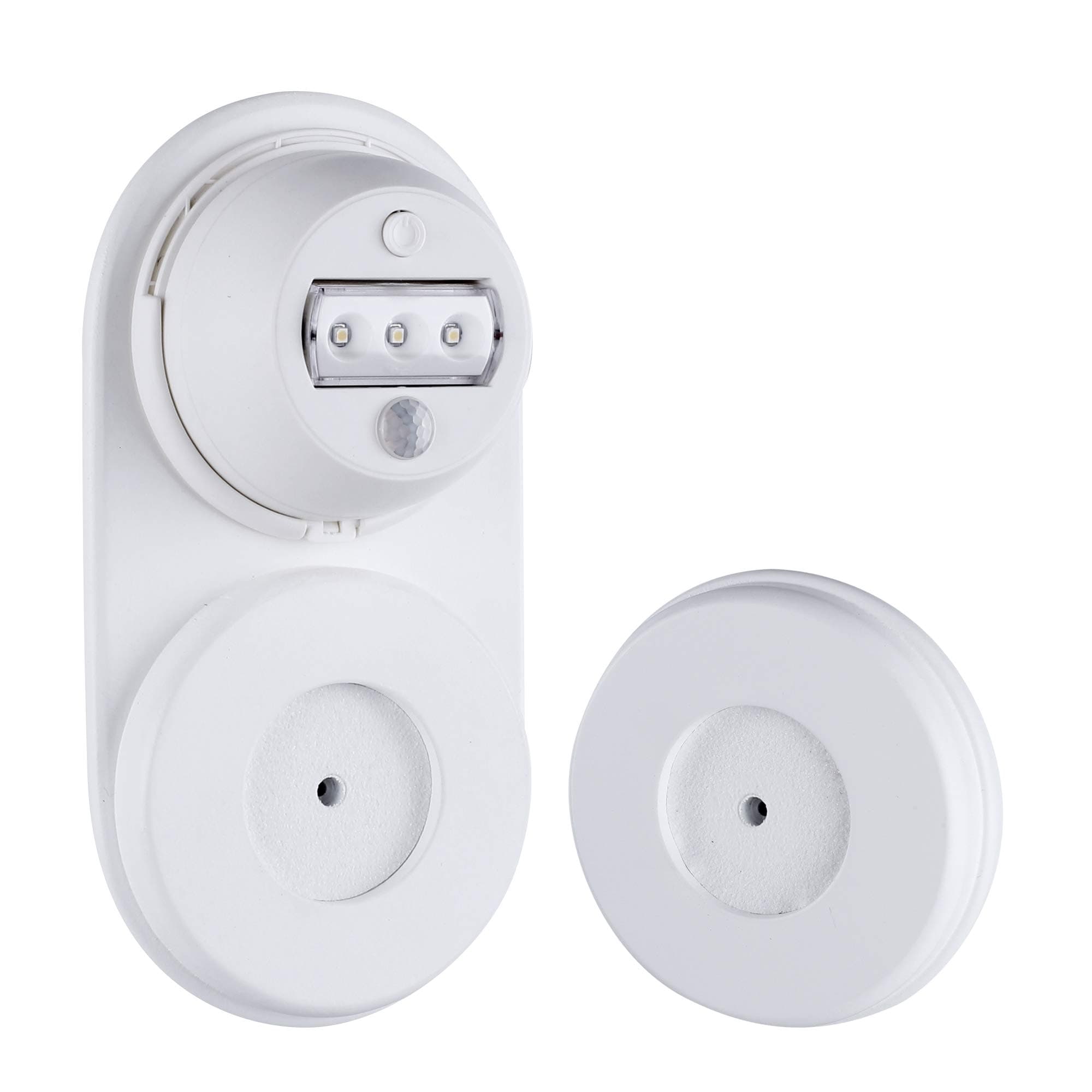 2 Pack Indoor Child and Pet Pressure Gate Wall Protector with Motion Sensor LED Nightlight - Battery Powered