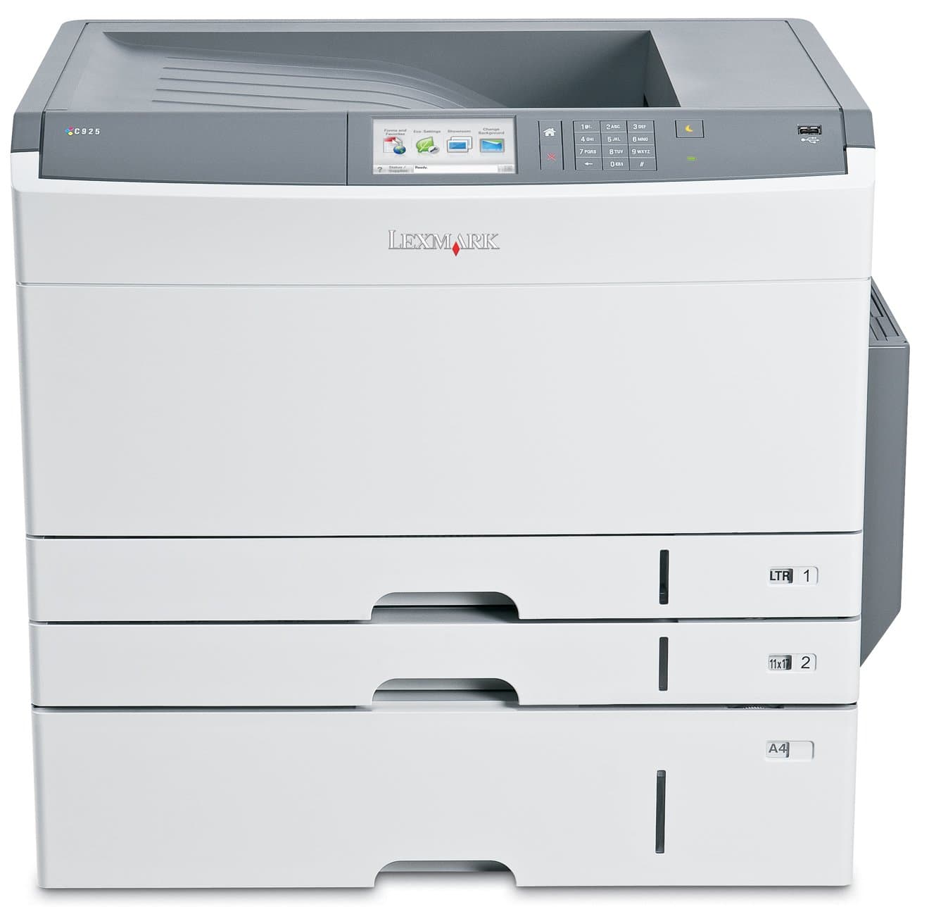Lexmark C925dte Led Printer Color 600 X 600dpi Plain Paper Print Desktop Gigabit Ethernet Usb
