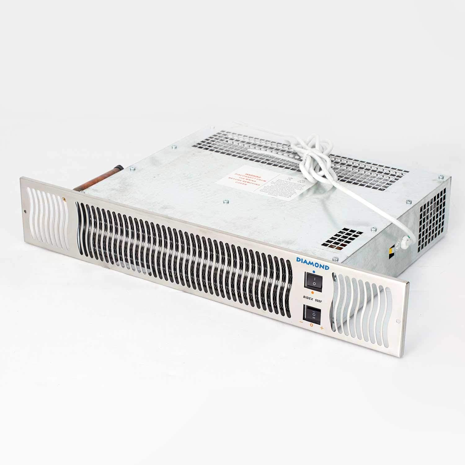 Diamond 900 Central Heating Kickspace Kitchen Plinth Heater - Steel Grille