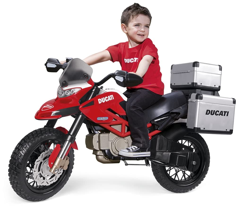 Peg Perego Children's 12V Ducati Enduro Motorbike, Red