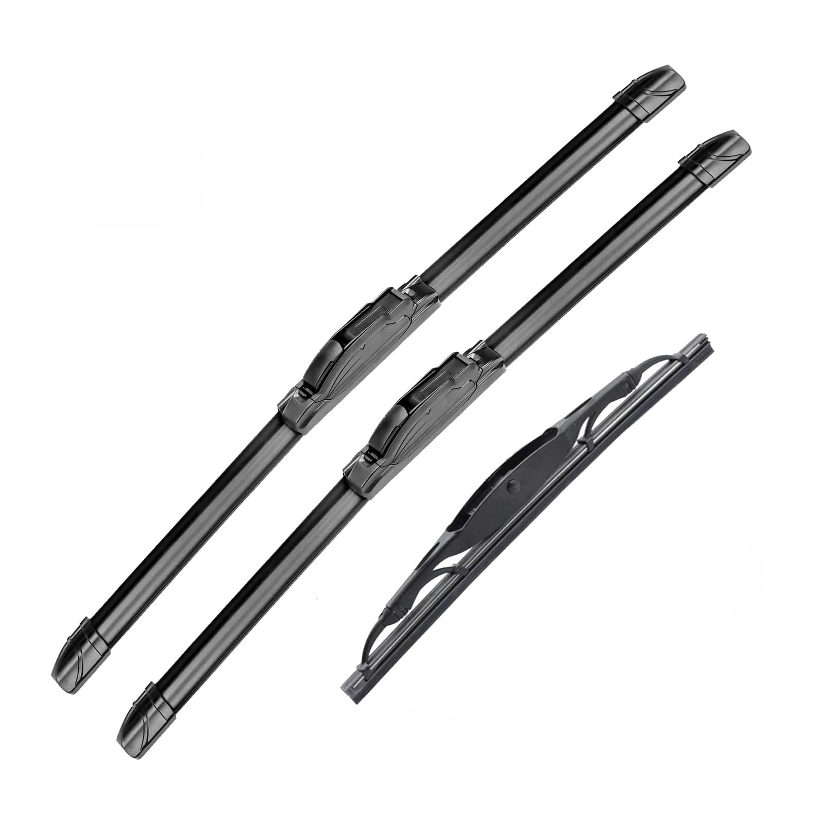 Original Equipment Replacement Front and Rear Windshield Wiper Blades For Land Rover LR3 LR4 2005-2016 Chevrolet Suburban 1500 2500 Tahoe 2000-2006 Front Windscreen Wiper and Rear Wiper Blade