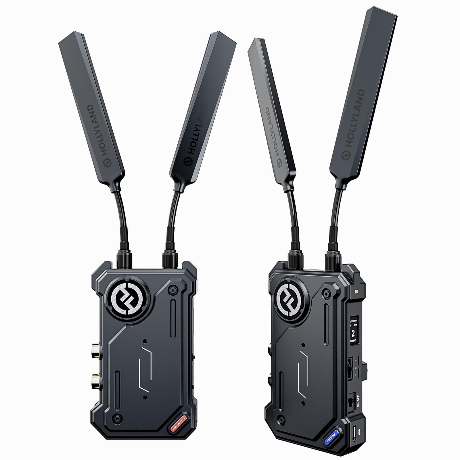 Hollyland Cosmo C1 [Official] 1000ft Wireless HDMI/SDI Video Transmission System 40ms 1080P 12-20Mbps 5G Image&Audio Transmitter Receiver, Embedded UVC Live Stream Seamless Channel Switch SDI-Loopout