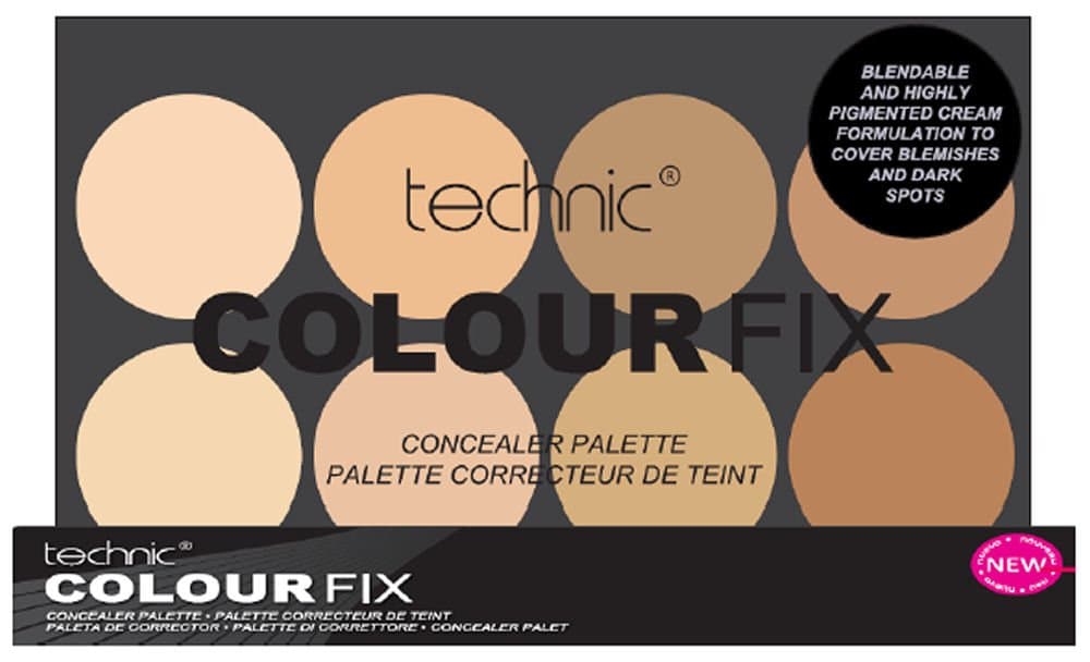 Technic Colour Fix Concealer Palette, 8 x 3.5 g