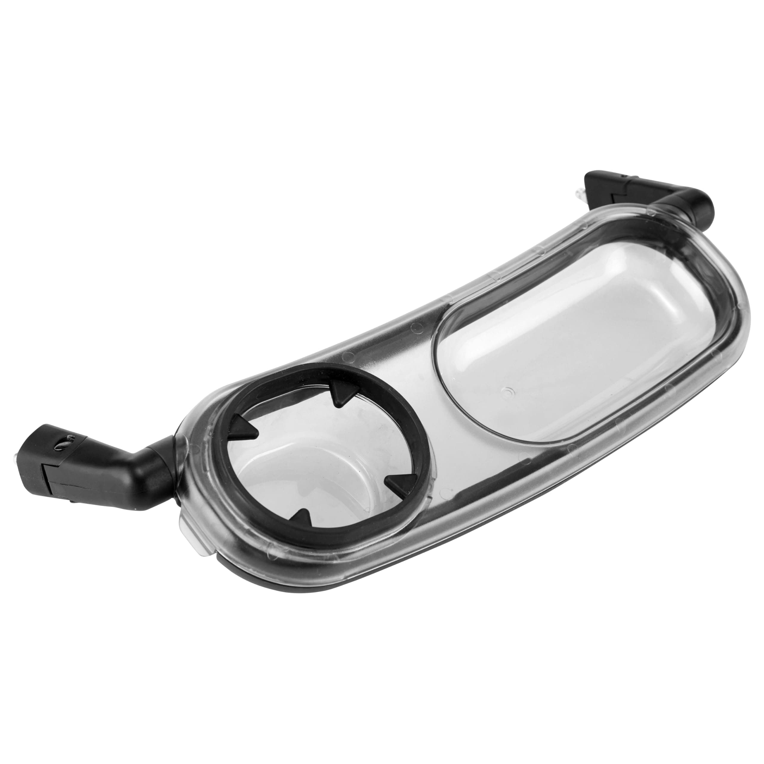 Uniquify Snack Tray Compatible with Uppababy Vista, Vista V2, Cruz, Cruz V2, RumbleSeat, and RumbleSeat V2, Black, (00123)