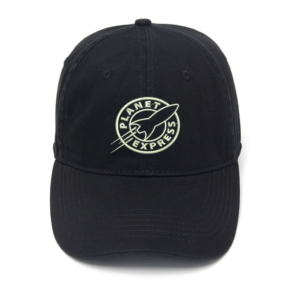 Men's Baseball Caps Planet Express Futurama Embroidered Dad Hat Washed Cotton Embroidery Hat