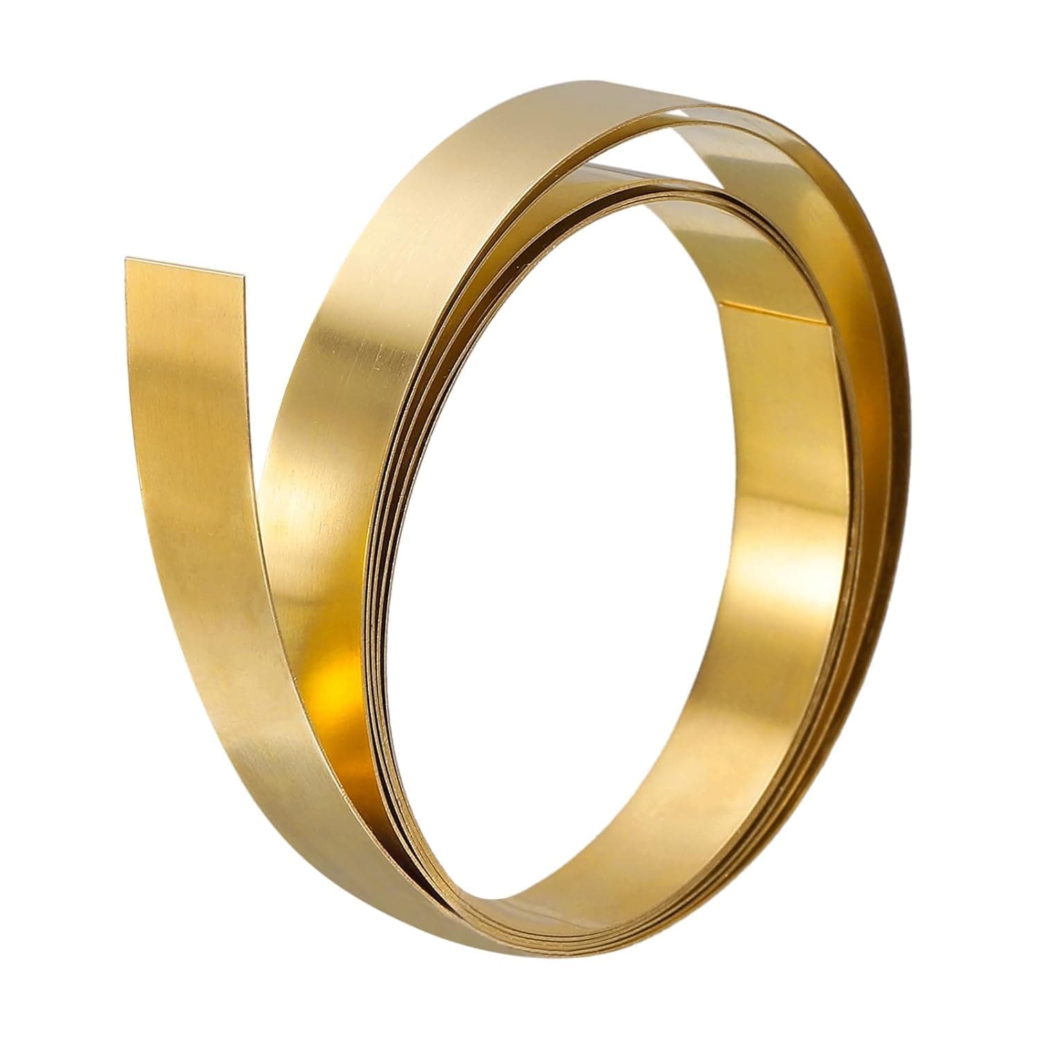 ALEAF Pure Brass Strip Vastu Remedy for Entrance, Maha Vastu Remedy for Toilet Correction and Zone (8 FEET, 13MM, Width, 0.25 MM Thickness) (Brass)