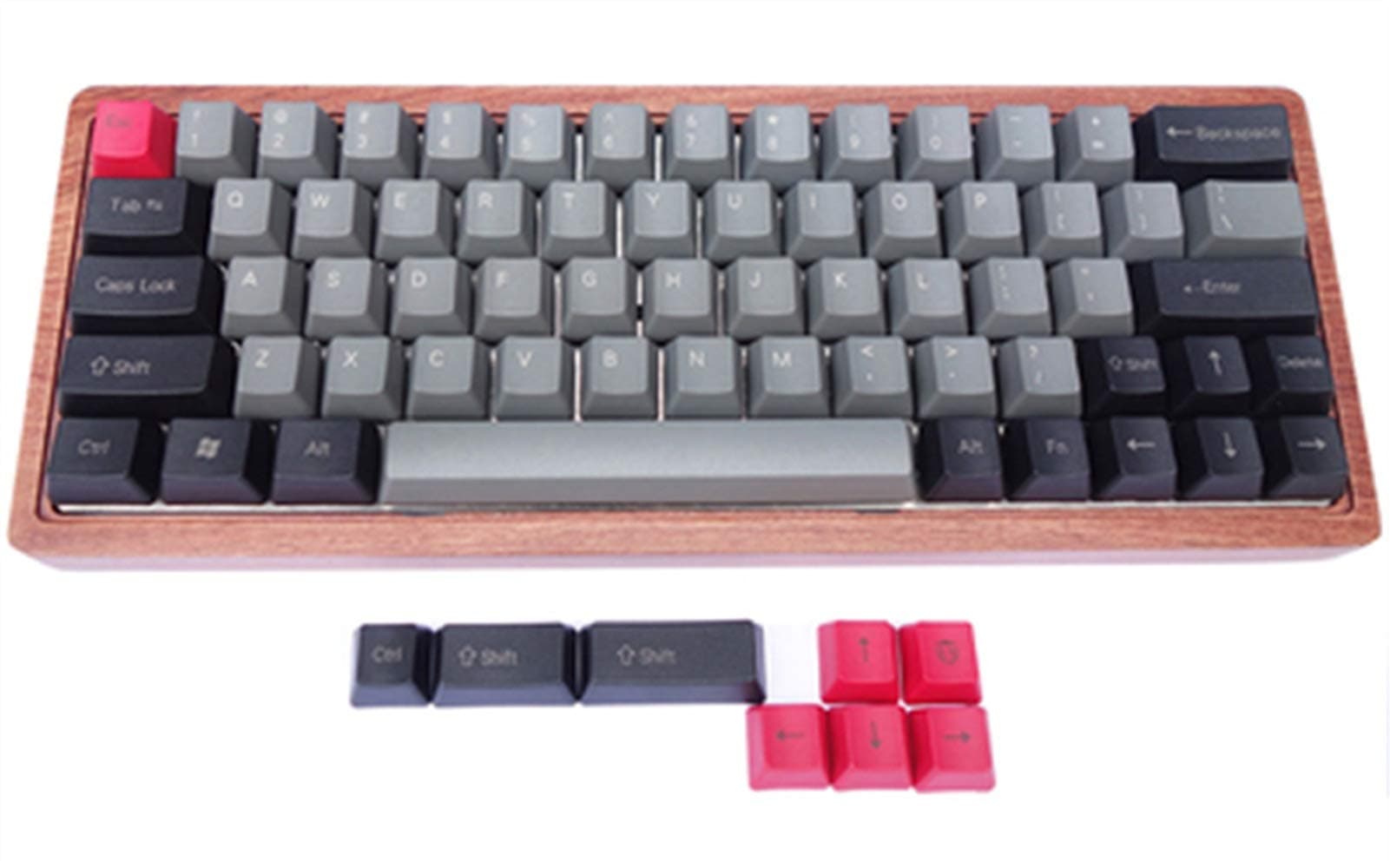 Keycaps 1 Set Keycaps PBT Dye Sublimation Keycaps for Tada68 XD60 GH60 GK61 GK64 Mechanical Keyboard Keycap (Color : XD60 top printed 1)
