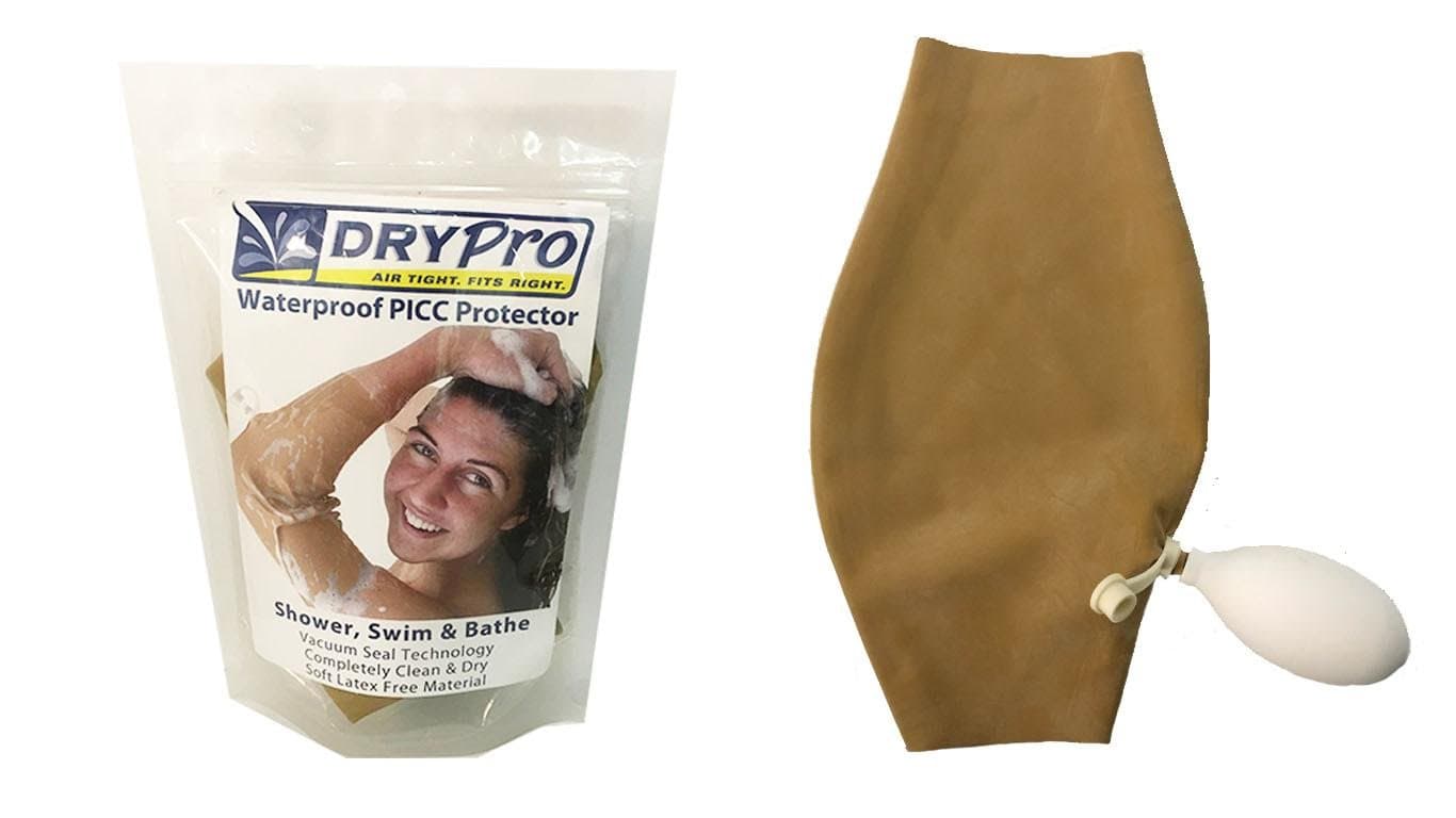 DryPro Waterproof Vacuum Sealed Picc Line Protector, X-Large, 1 Count