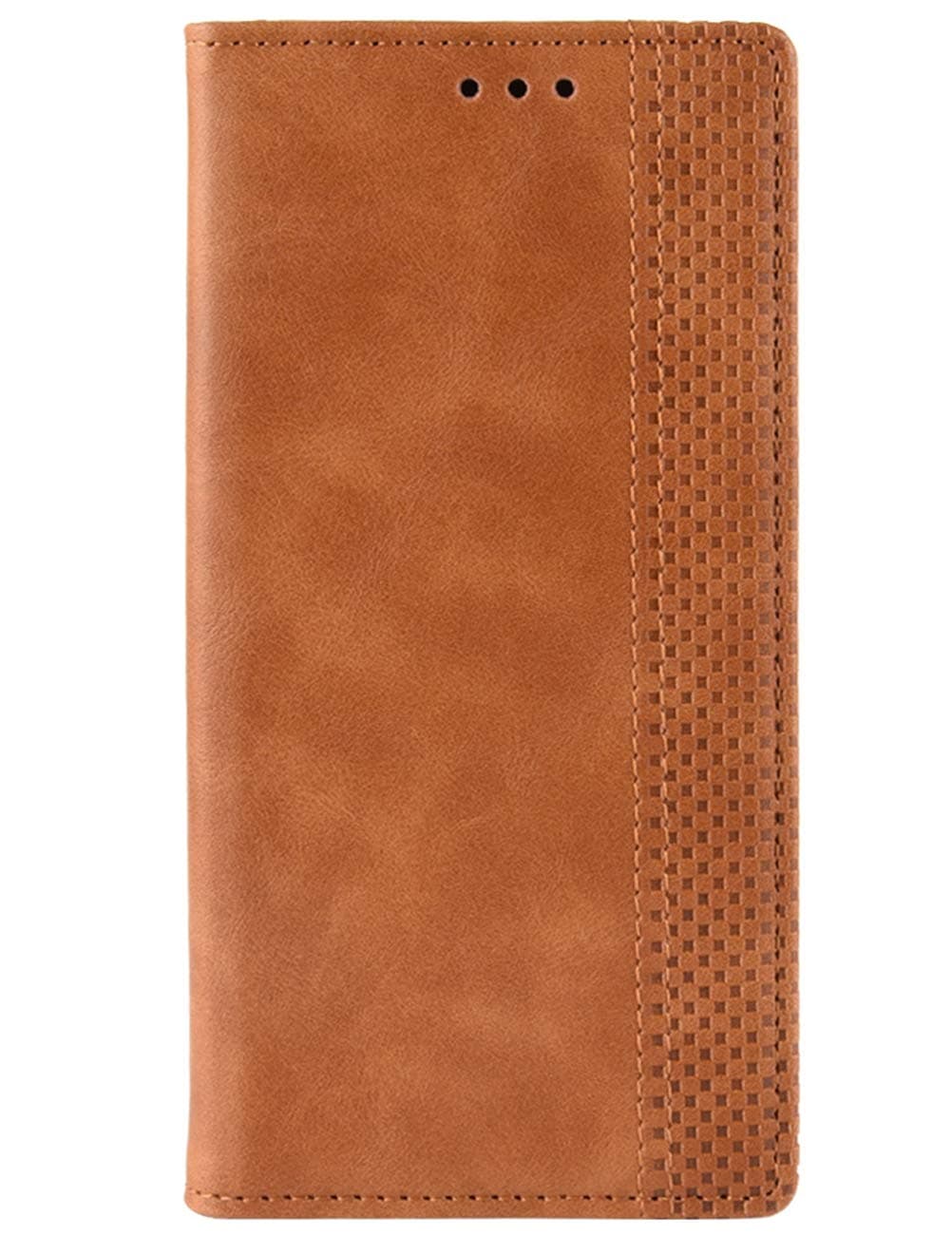 Meweri for Moto G Power Case, PU Leather Folding Stand Slots Wallet with Cover Magnetic Cards Leather Flip Cases, Premium Shockproof Leather Cover Case for Moto G Power (Brown)