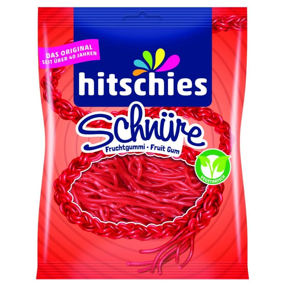 Hitschler Laces Straw Fruitgums 125 G